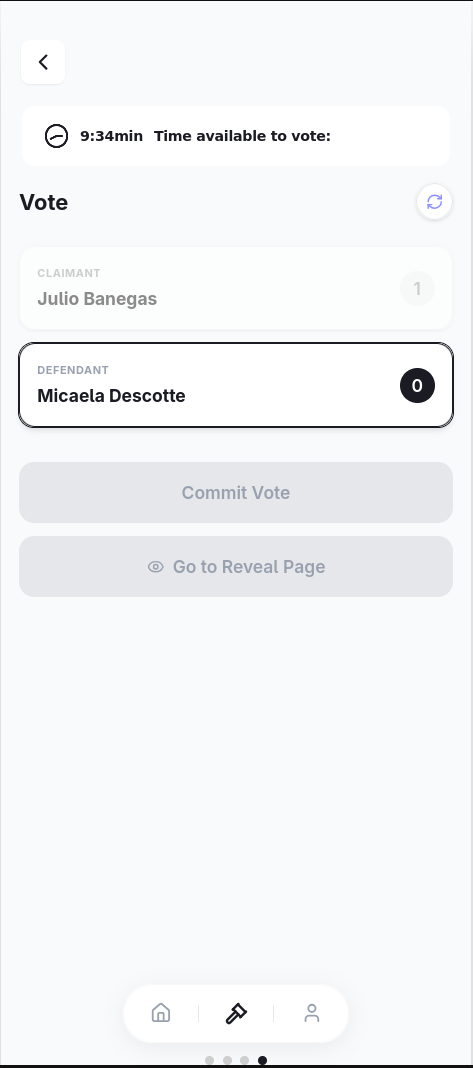 Voting Interface